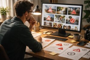 découvrez les erreurs courantes à éviter pour bien déterminer si une image est libre de droit et assurer la légalité de votre projet.