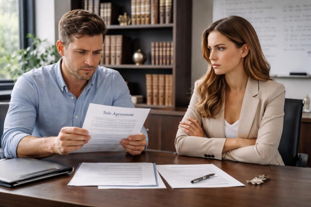 découvrez les conséquences légales lorsqu'une épouse refuse de signer un acte de vente et les démarches à suivre pour protéger vos droits.