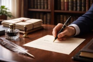 découvrez les formules de politesse indispensables pour bien s'adresser à un notaire. ce guide vous accompagne dans les règles et usages de la correspondance formelle notariale.