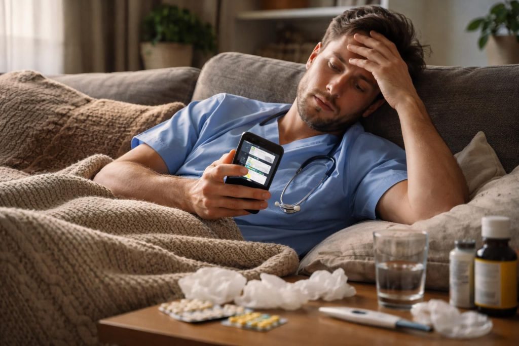découvrez les impacts des sms sur les professionnels de la santé durant un arrêt maladie et les conséquences sur leur bien-être et leur récupération.