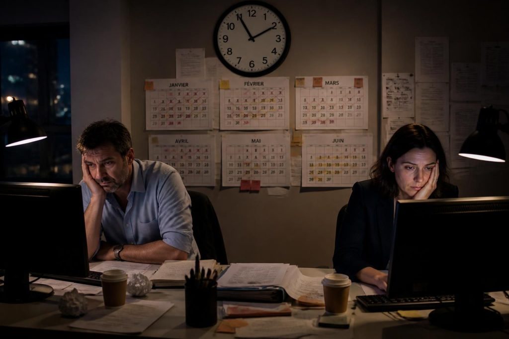 découvrez les limites légales et biologiques du travail consécutif sans repos à travers des études approfondies et des témoignages révélateurs sur les effets du surmenage.