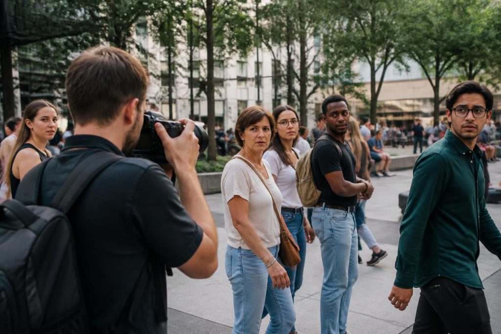 découvrez les règles du droit à l'image dans les lieux publics et apprenez quand il est légal de photographier des personnes sans leur consentement.