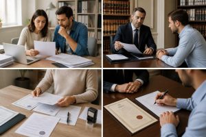 découvrez les étapes clés à suivre avant de régler les frais de notaire pour le changement de nom sur un acte de propriété, pour un processus clair et sécurisé.